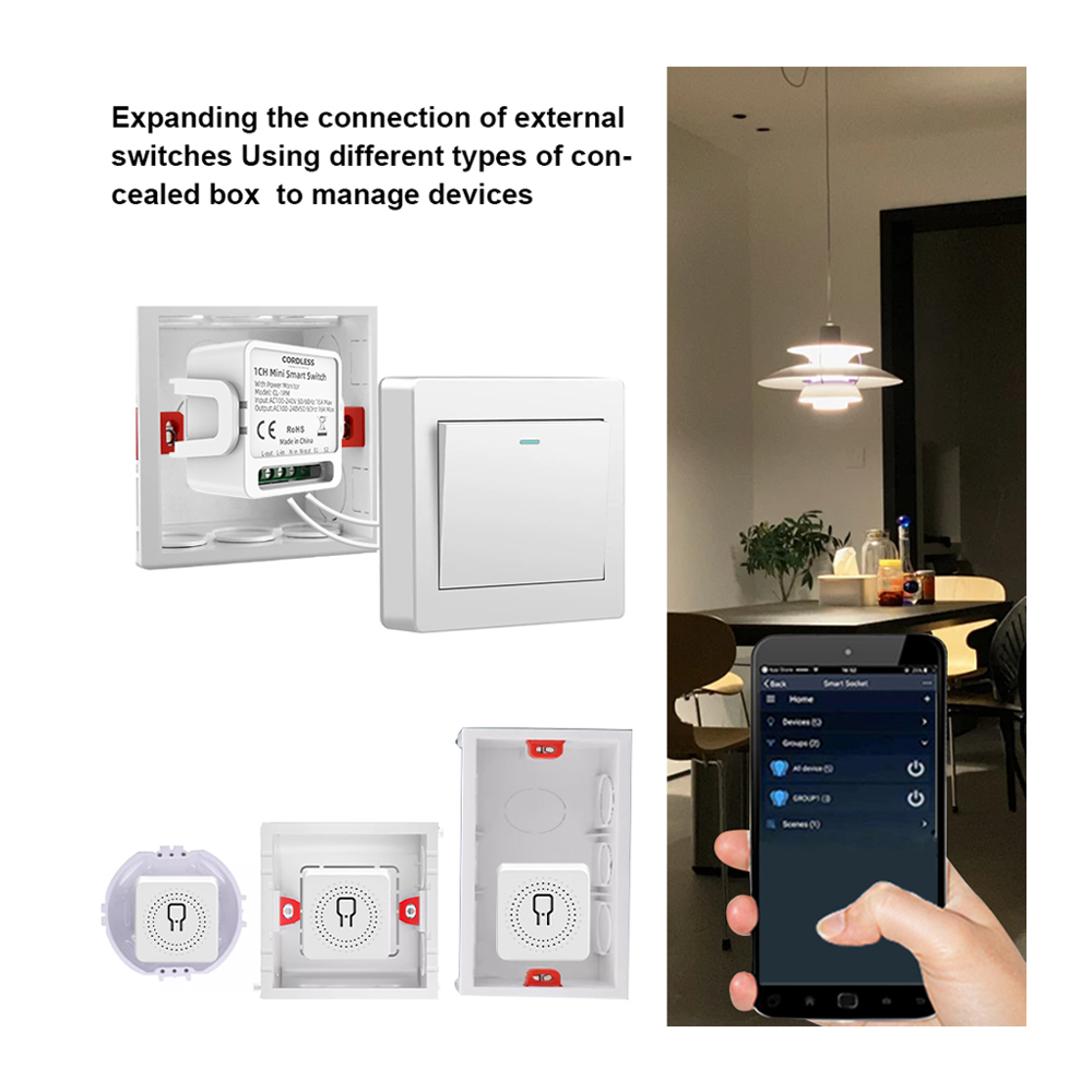 CL-1PM Intelligent Switch With Power Monitor 1-way white