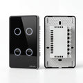 CL-04G Smart Touch Wall Switch 4-Gang (Groove)