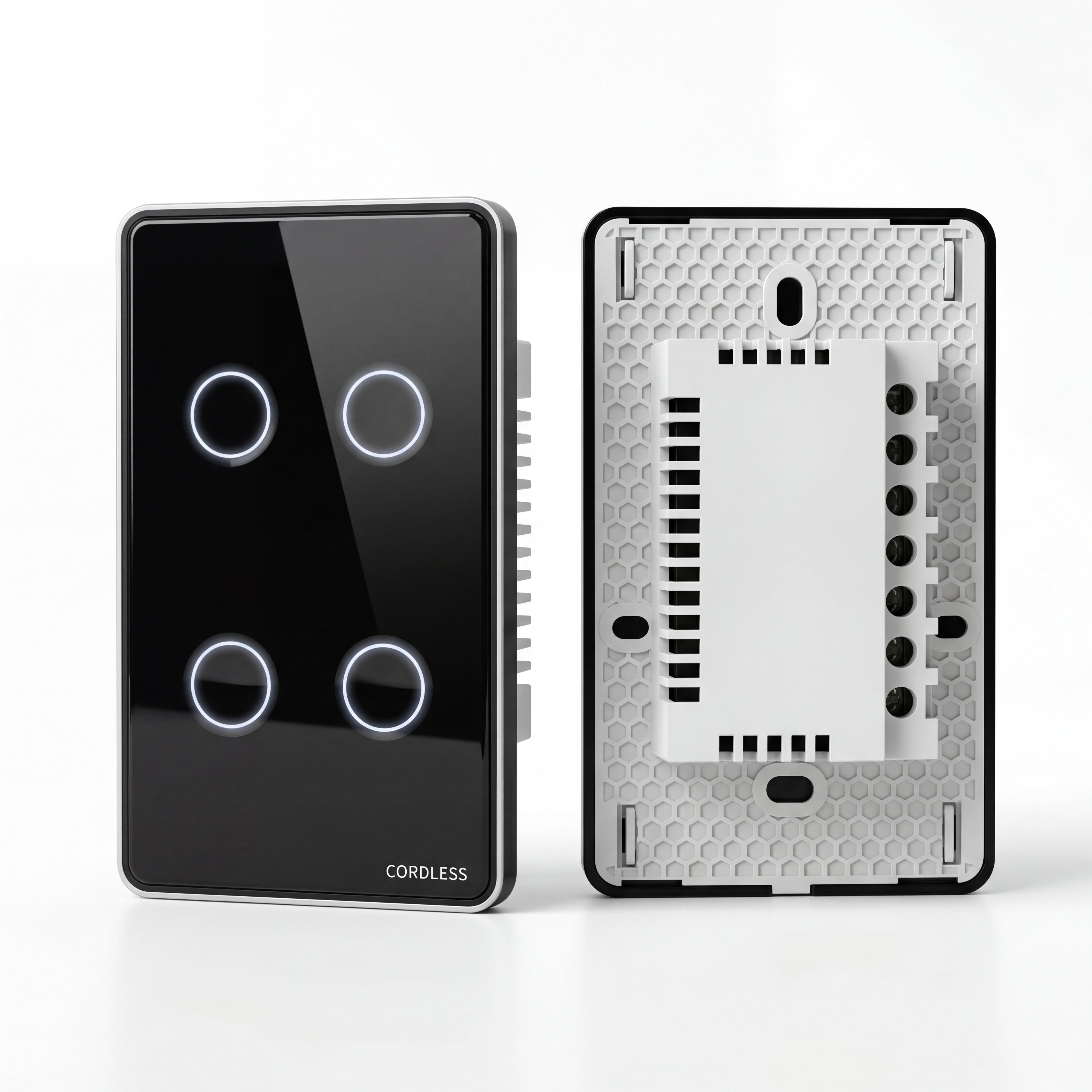 CL-04G Smart Touch Wall Switch 4-Gang (Groove)