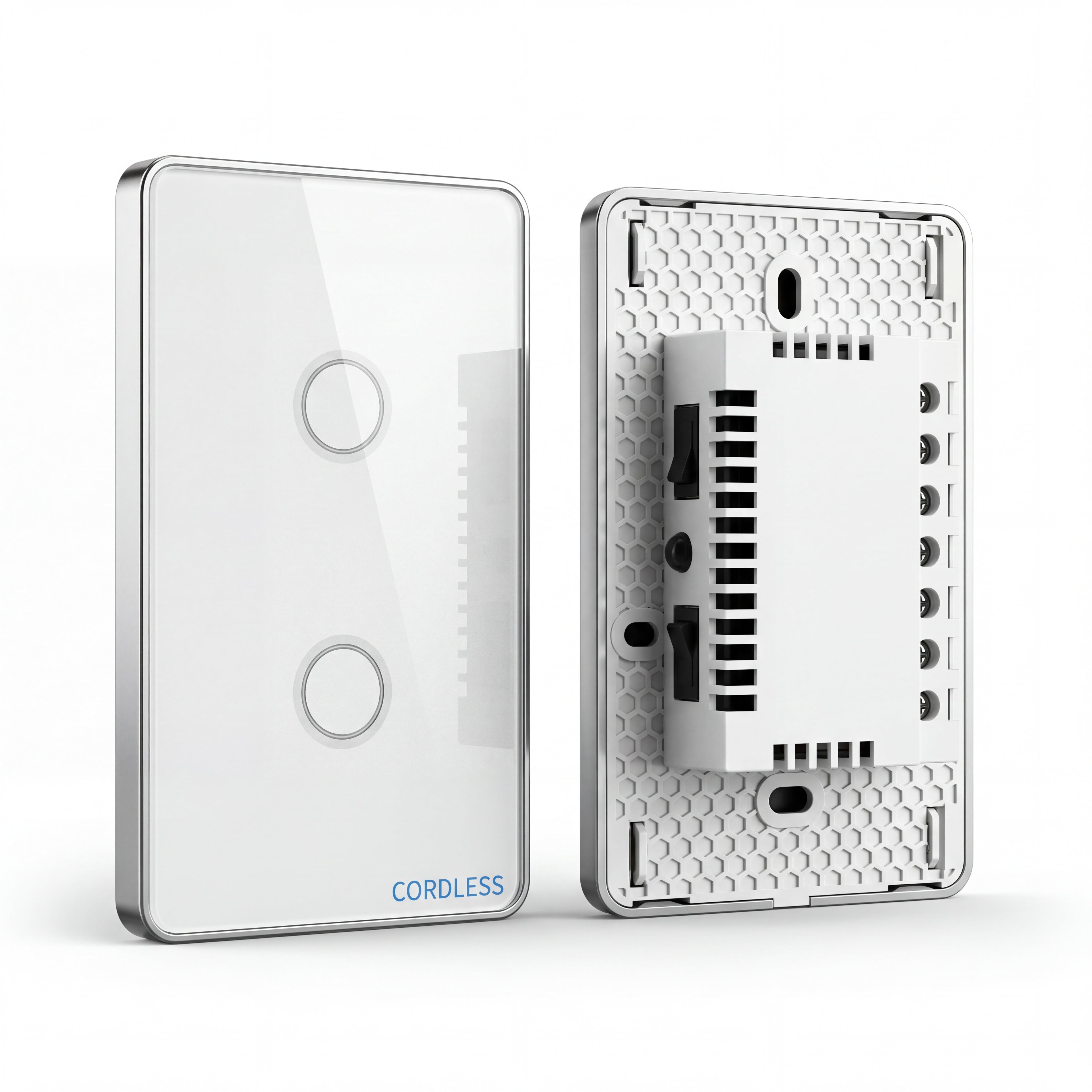 CL-02G Smart Touch Wall Switch 2-Gang (Groove)