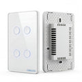 CL-04G Smart Touch Wall Switch 4-Gang (Groove)